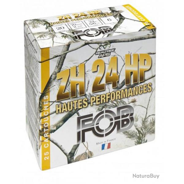 ( ZH24HP HAUT PERF N6A)Cartouches Fob ZH Acier haute performance - Cal. 20/70