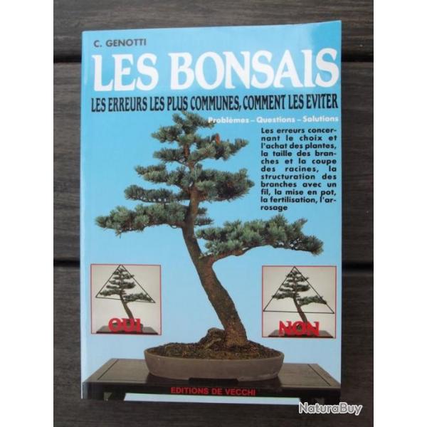 A SAISIR - Livre 143 pages "Les Bonsas" de C.GENOTTI (une rfrence en la matire) TBE