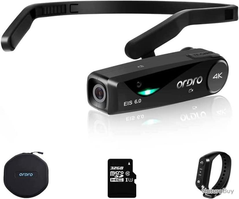 Mini caméra espion HD 1080P à porter Enregistrement audio/vidéo pendant 6  heures