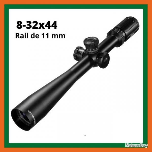 Lunette de vise 8-32x44 - Rail de 11 mm - Livraison gratuite et rapide