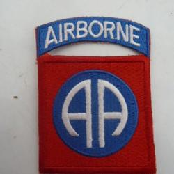 insigne tissu US AIRBORNE