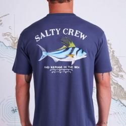 T-Shirt Salty Crew Rooster Premium S/S TEE S Harbor Blue