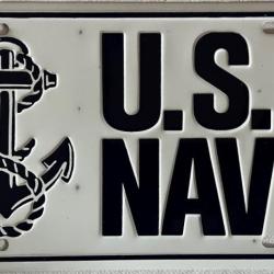 Plaque Métallique US Navy 30 x 15 cm