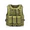 petites annonces chasse pêche : Gilet tactique Airsoft Militaire porte-plaque d'assaut de Combat Molle Couleur Vert Taille Unique
