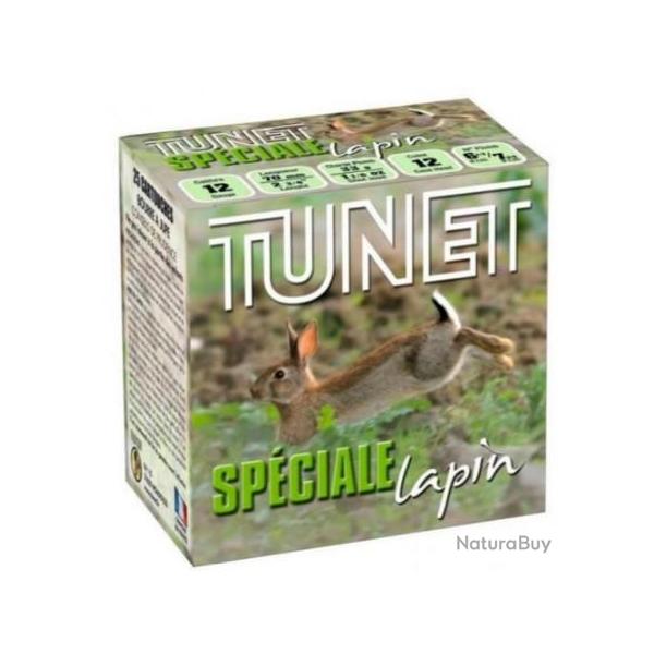Cartouches/munitions Tunet Traditionnelles CHASSE Spcial Lapin Cal. 12 PAR 25