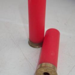 Lot de 286 douilles de chasse plastique rouge D&eacute;samorc&eacute; Starline * - 12/67,5