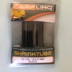 60 cm gaine thermo rétractable 3,5 mm noir shrinktube montage carpe shrink tube