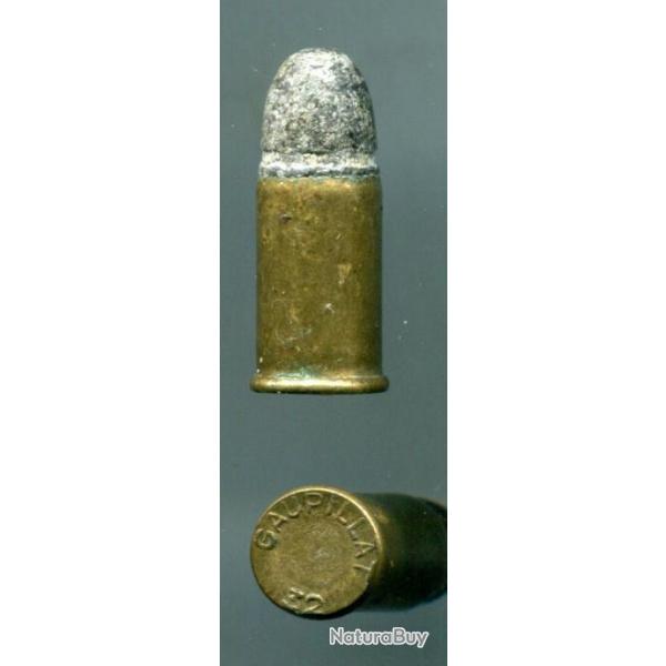 .32 S&W - percussion centrale interne brevet GAUPILLAT - marquage :  GAUPILLAT 32