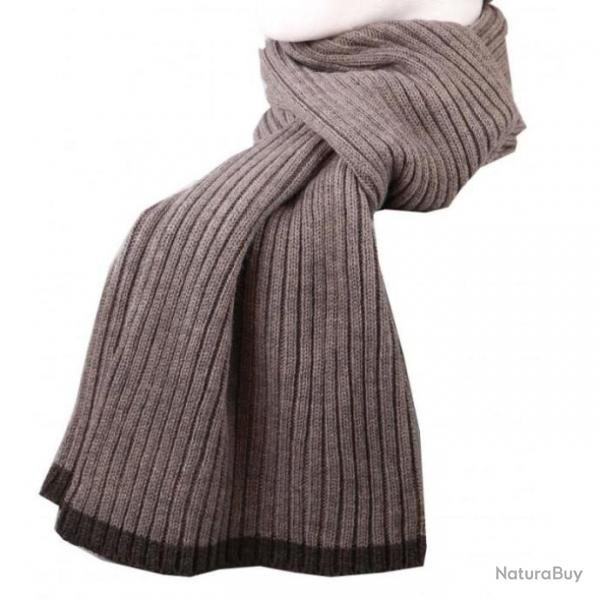 Echarpe tricote Somlys - Marron