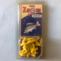 30 asticot plastique imitation appât artificiel jaune maggot pêche coup carpzoom