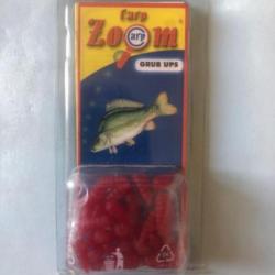 30 asticot plastique imitation appât artificiel rouge maggot pêche coup carpzoom