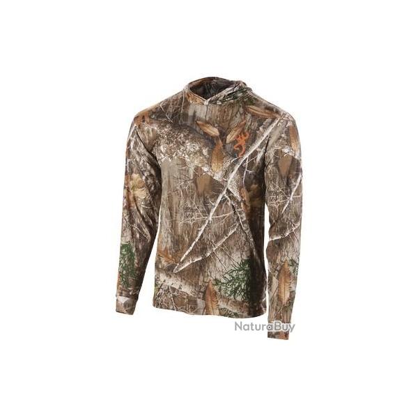 T shirt Browning teamspirit realtree edge manches longues T