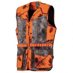 GILET CAMO ORANGE FOREST ENFANT TREELAND