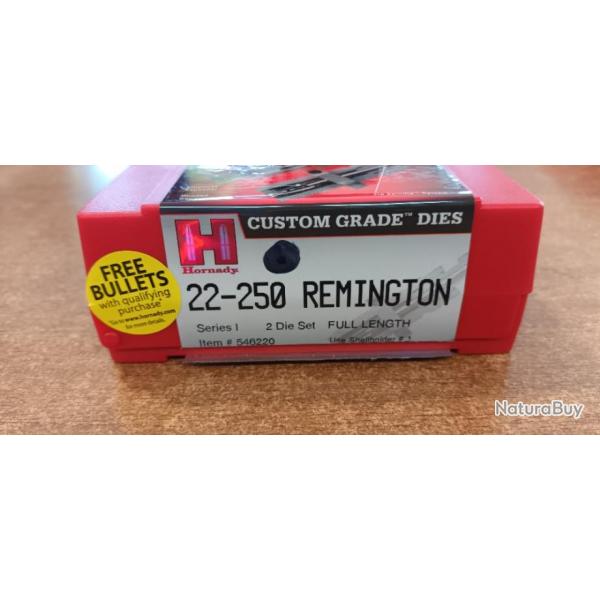 Jeu d'outils  22-250 Remington Hornady