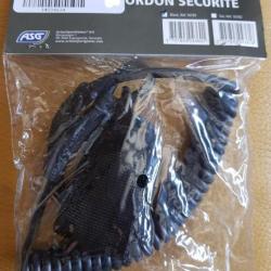 Dragonne cordon de sécurité noir ASG neuf