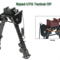Bipied UTG Tactical pour rail picatinny ou grenadière
