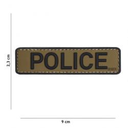 Patch 3D PVC Police OD & Noir (101 Inc)