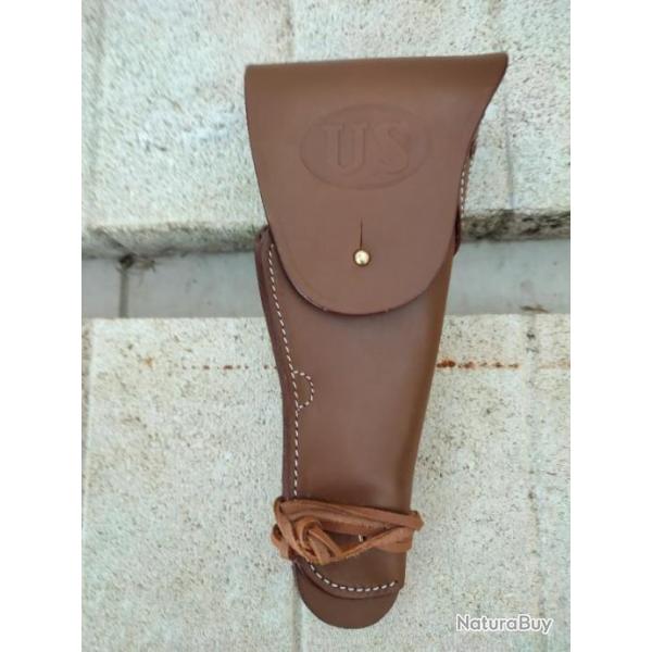 Holster colt 1911 US WWIc .45 marron  1916