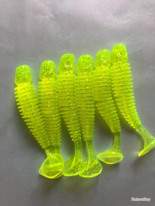 Kit Leurres Souples Pour Pêche - 24 Leurres + 10 Hameçons - Brochet, Truite, Carnassiers