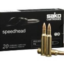 Munitions SAKO cal. 22-250 rem speedhead 3.2g 50gr par 60
