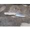petites annonces chasse pêche : Couteau Le Garenne® artisanal fixe Bois de cerf Acier XC75 26cm total