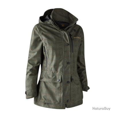 Veste de Chasse Femme Percussion Rambouillet Kaki - Vestes et blousons