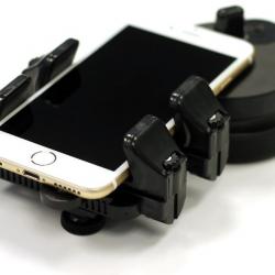 Novagrade - Adaptateur de digiscopie DOUBLE GRIPPE pour smartphone ou tablette