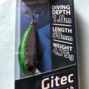 Zebco Gitec Trout Crankbait 40 mm 2.20g Multicolor