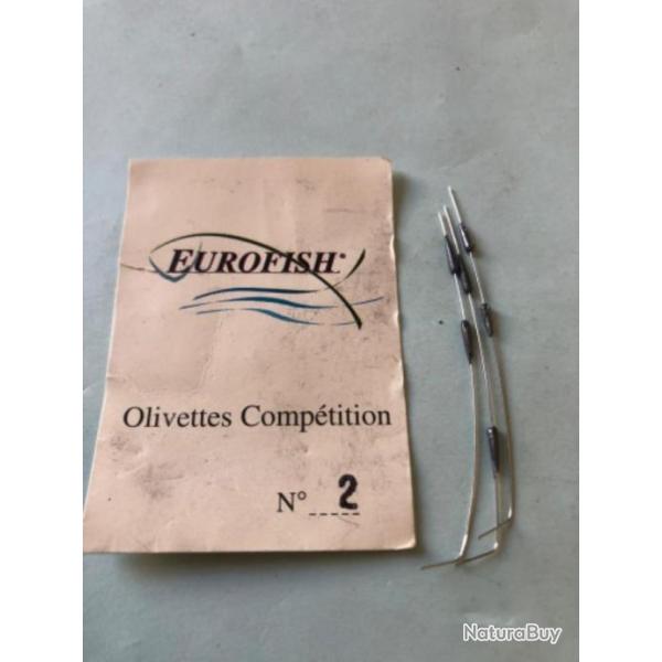 6 olivette 0,09 gr perce plomb type torpille comptition peche coup Eurofish