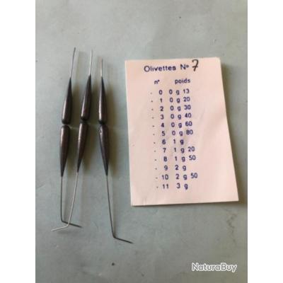 Olivettes torpilles compétition plastifiées sachet de 10 - 7 gr