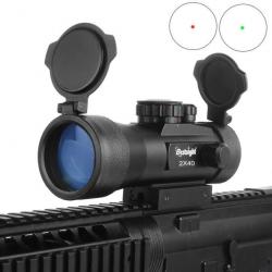 PROMO!! Bestsight Red Dot 2x40 Viseur Point Rouge Optique Tactique Lunette de Visée Fusil de Chasse