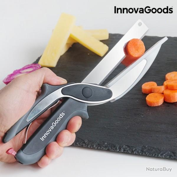 Couteau-Ciseau avec Mini Planche  dcouper intgre InnovaGoods Scible