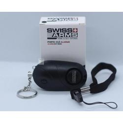 Porte-clés alarme/lampe-torche anti agression Swiss Arms noir