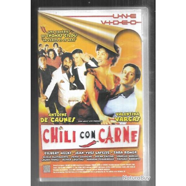 chili co carne antoine de caunes, lafesse, valentina vargas , gilbert melki , comdie vhs