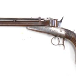 Rare pistolet &agrave; gravit&eacute; Colette