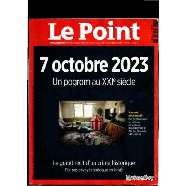 le point 4 revues israel, progrom, mossad de 2023