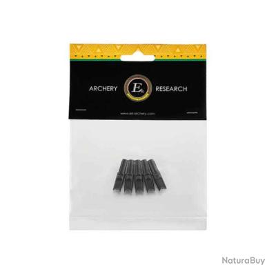 🏹 Lot De 30 Encoches De Flèches – 6,2 Mm – Orange Transparent – Tir à L'arc