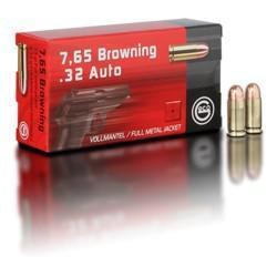 Munitions GECO 7.65mm .32 ACP FMJ 4.75g 73gr par 250