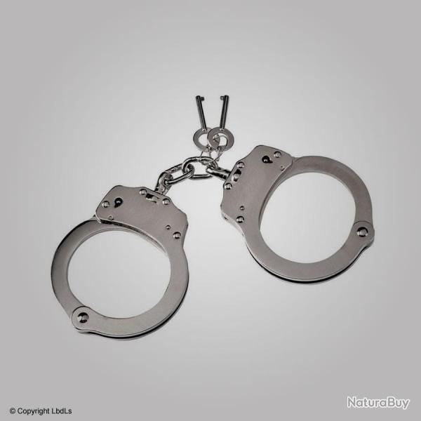 Menottes chane double scurit stainless
