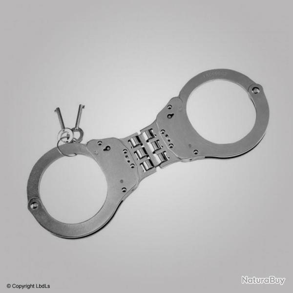 Menottes charnires double scurit stainless