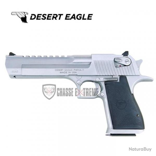 Pistolet DESERT EAGLE Chrome Brosse 6" Cal 50AE