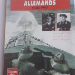 H.S. N°5 Uniformes Les sous-mariniers allemands 1935/1945