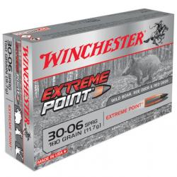 Cartouches à balle Winchester Extreme Point 30-06 180gr