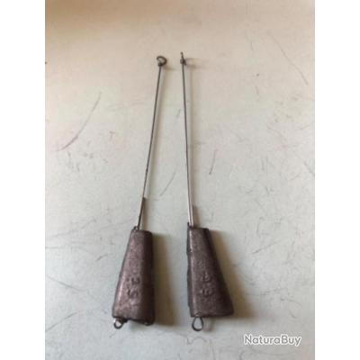 10 Plomb Lancer Tête De Poisson Pm Avec Avançon 4 Gr Démontable Pêche