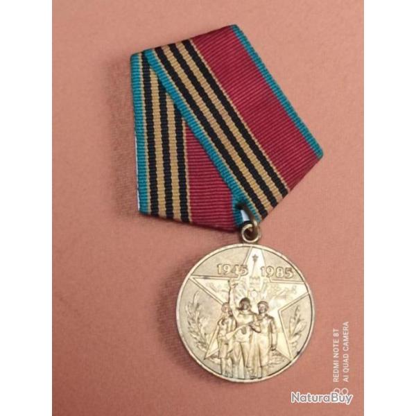 1945/1985 MDAILLE COMMMORATIVE URSS, WW2, VICTOIRE 39/45