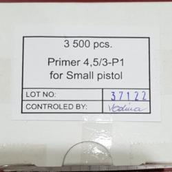 Amorces small pistol GINEX /3500