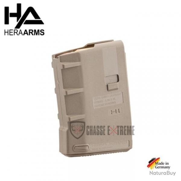 Chargeur HERA ARMS 10 Cps Cal 223 Rem Tan