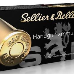 Sellier & Bellot - cal. 357 Mag - 158gr FMJ - boite de 50