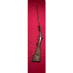 JOLI FUSIL DE CHASSE À CHIEN OUVERTURE ET REPOSE MAIN EN CORNE SIGNÉ