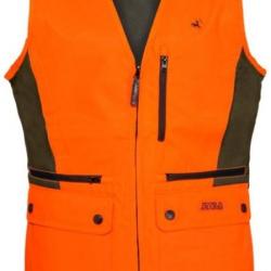 Gilet de chasse ATTILA kaki orange VERNEY CARRON